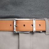  Thắt Lưng Nam Louis Vuitton Corner Pin Trunk 35MM 'Beige' 