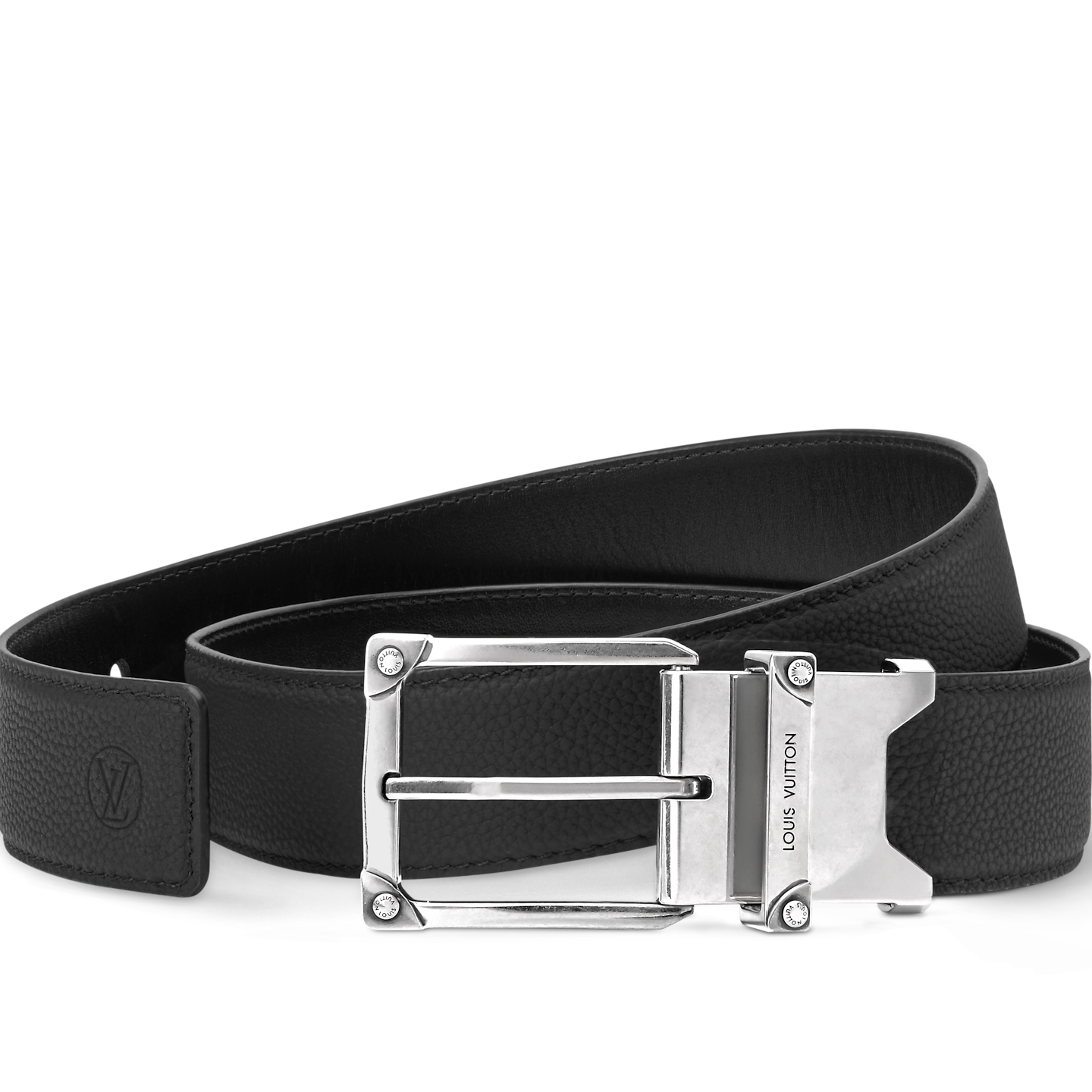  Thắt Lưng Nam Louis Vuitton Corner Pin Trunk 35MM 'Black' 