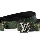  Thắt Lưng Nam Louis Vuitton Flower Camoflage Belt 'Green' 
