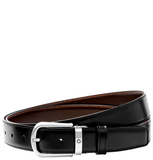  Thắt Lưng Nữ Montblanc Curved Horseshoe Buckle Belt 'Black' 