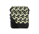  Túi MCM Cubic Logo Small Crossbody ‘Black Yellow’ 