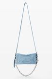  Túi Nữ Alexander Wang Ricco Crushed Flap Bag 'Blue' 