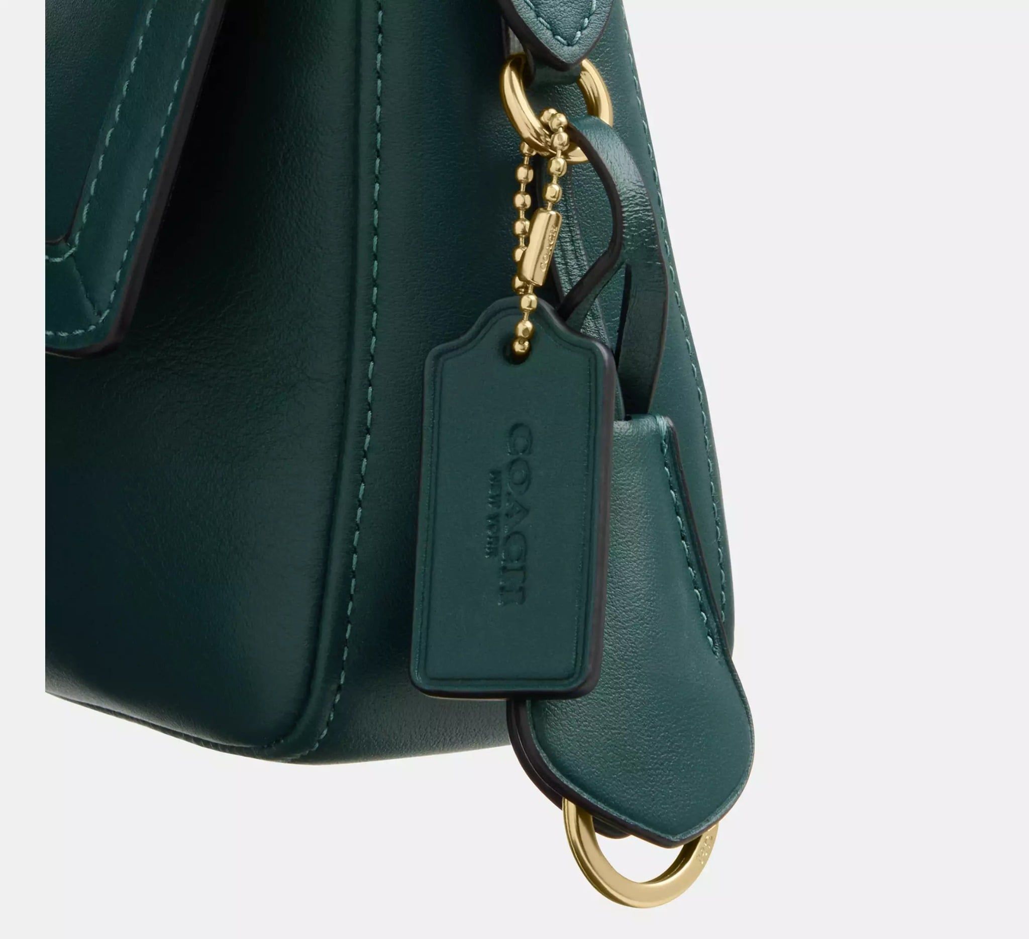  Túi Nữ Coach Etta Small Flap Shoulder Bag 'Teal Ink' 