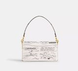  Túi Nữ Coach X Peanuts Tabby Shoulder Bag 26 'Chalk' 