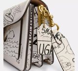  Túi Nữ Coach X Peanuts Tabby Shoulder Bag 26 'Chalk' 