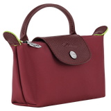  Túi Nữ Longchamp Le Pliage Green Pouch 'Pomegranate' 