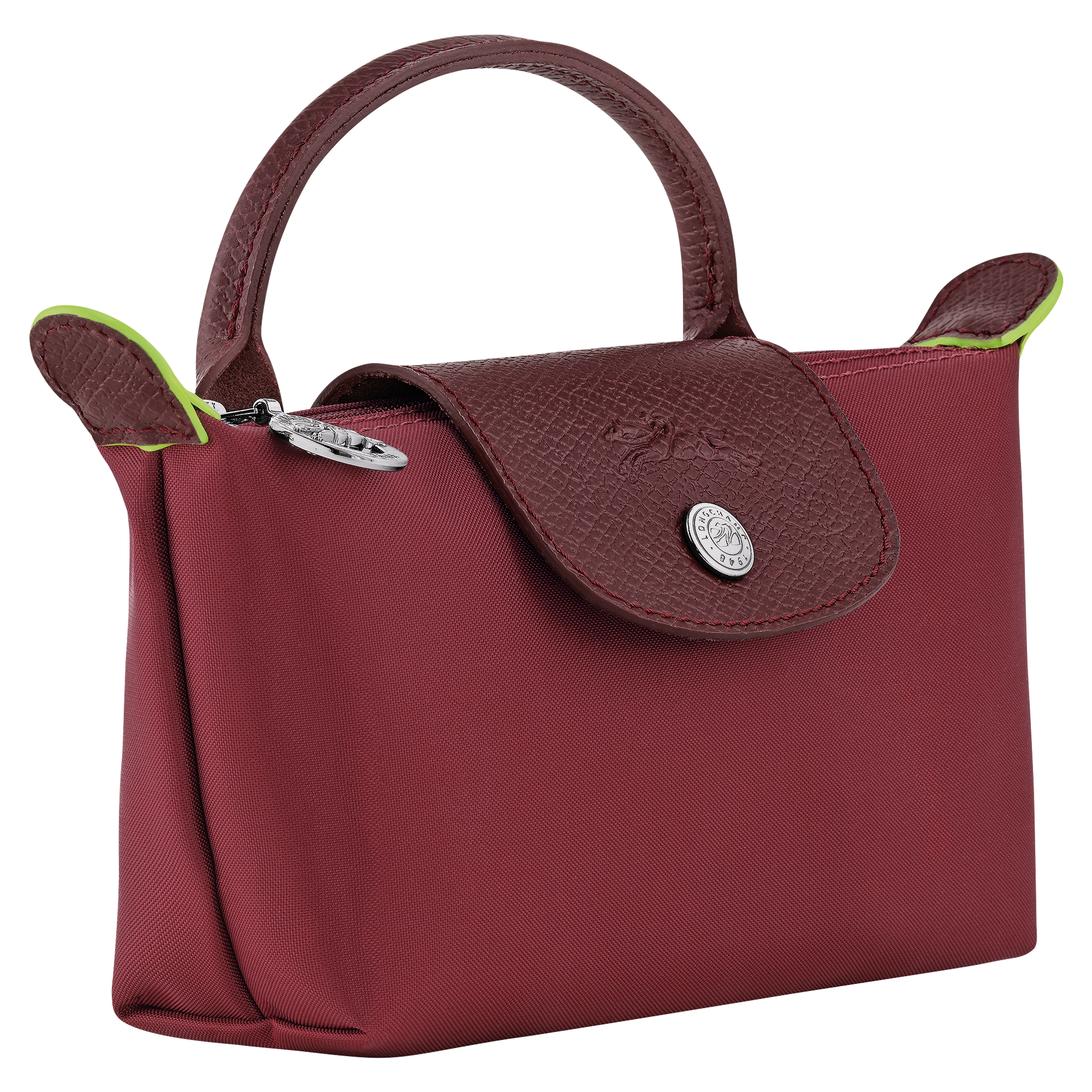  Túi Nữ Longchamp Le Pliage Green Pouch 'Pomegranate' 