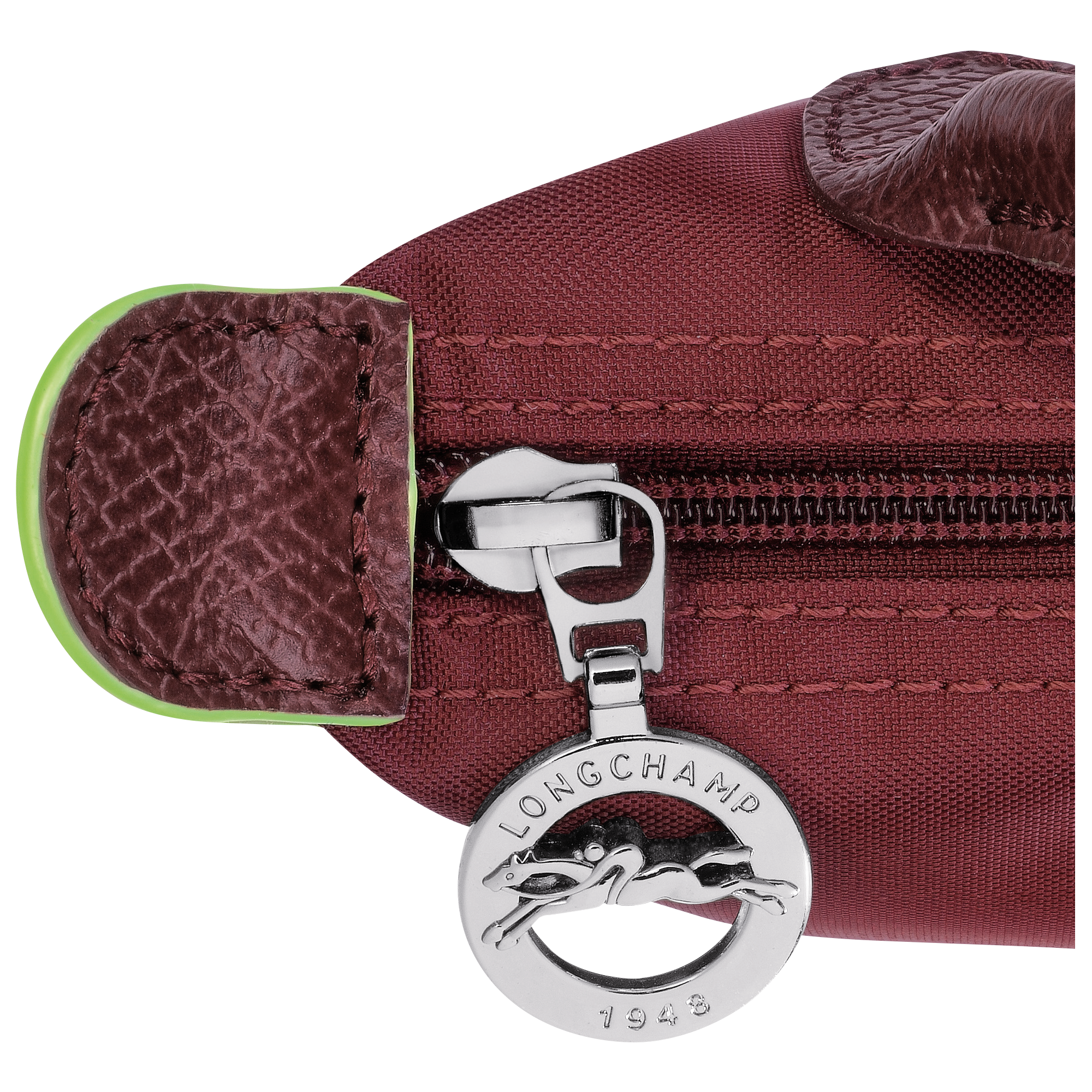  Túi Nữ Longchamp Le Pliage Green Pouch 'Pomegranate' 