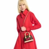  Túi Nữ Louis Vuitton LV x TM Nano Alma Bag 'Cherry Coated' 