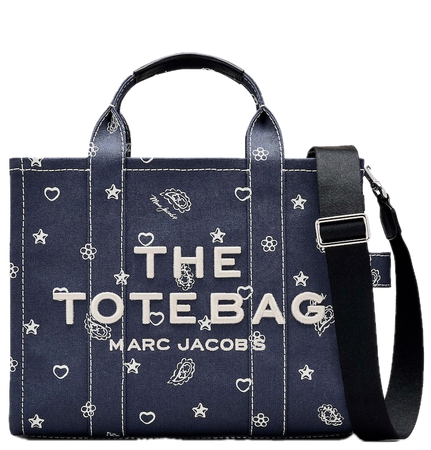  Túi Nữ Marc Jacobs Bandana Medium Tote Bag 'Navy' 