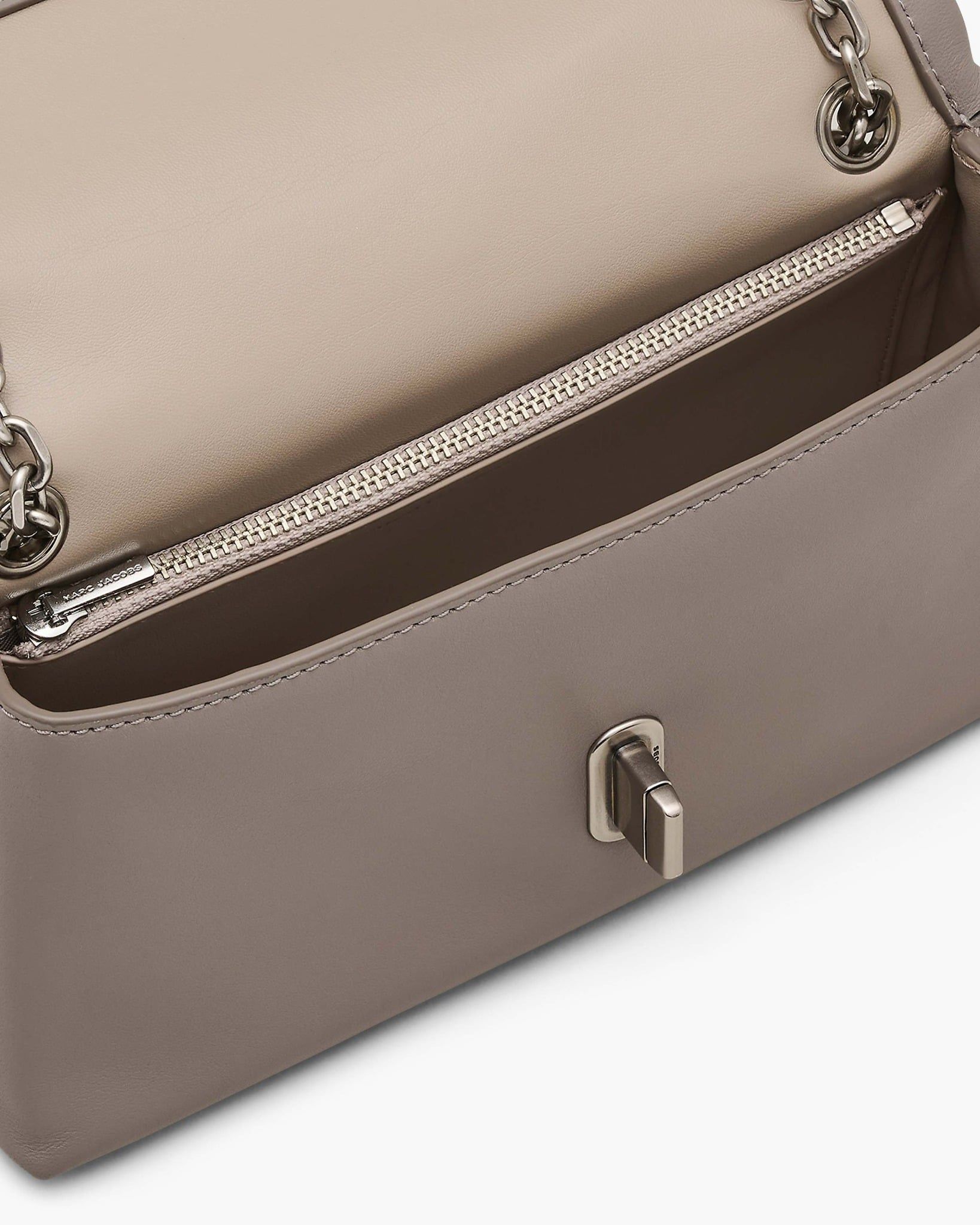  Túi Nữ Marc Jacobs Dual Chain Mini Bag 'Cement' 