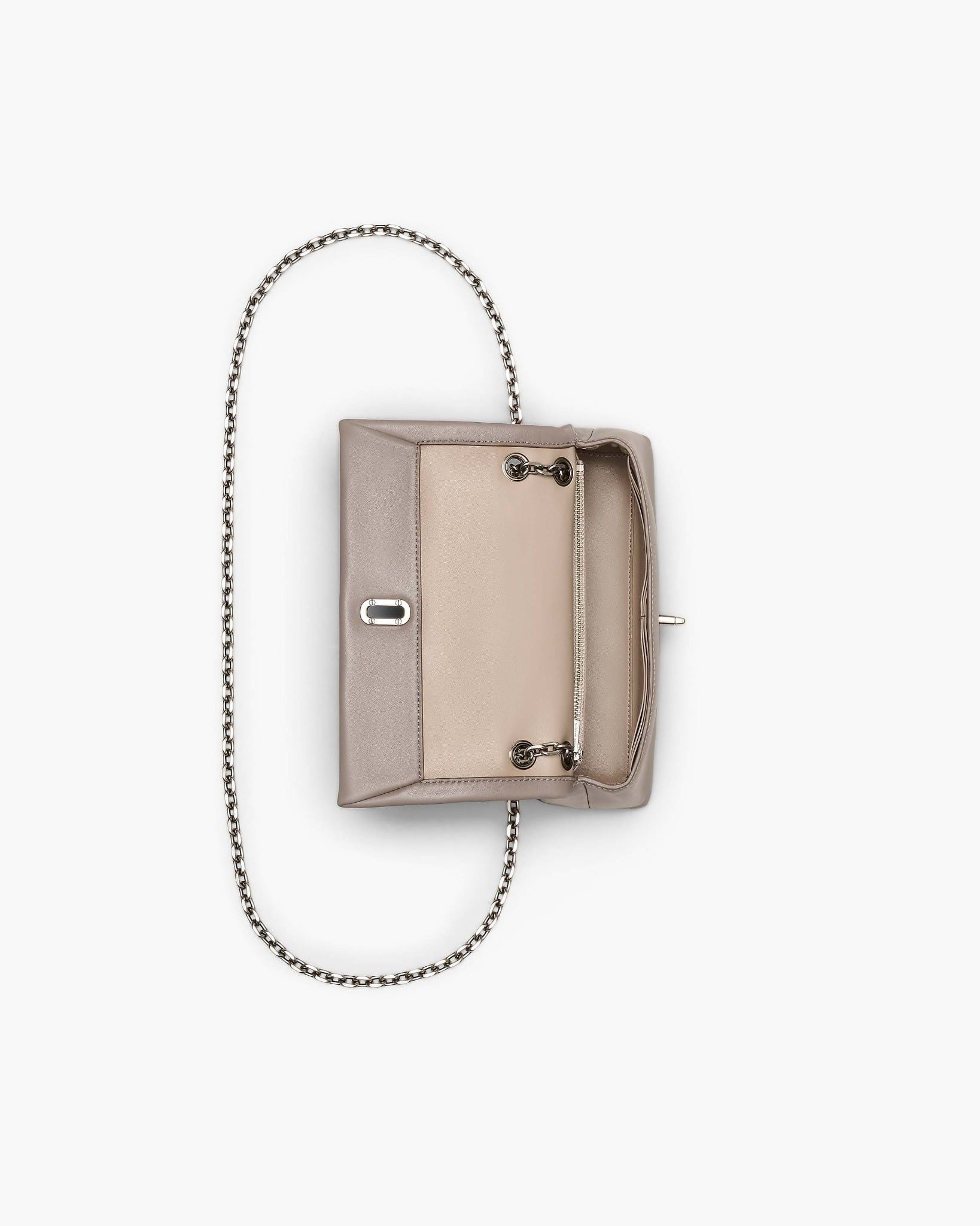  Túi Nữ Marc Jacobs Dual Chain Mini Bag 'Cement' 