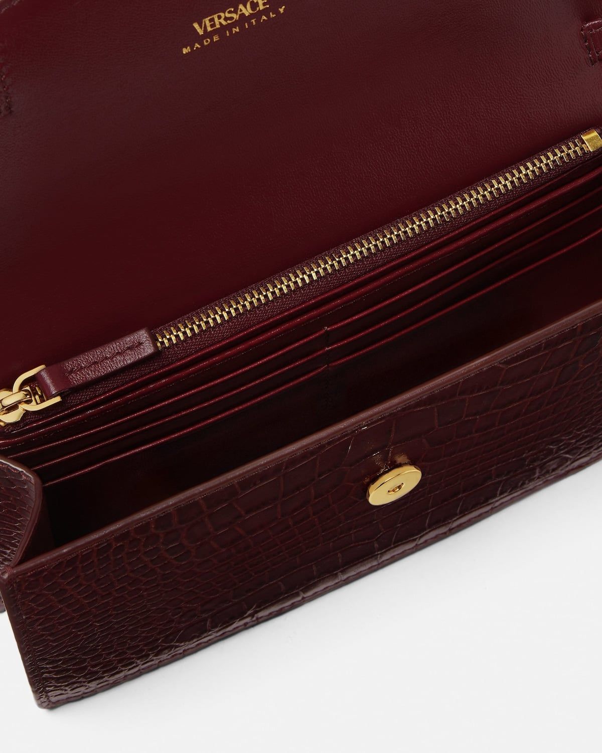  Túi Nữ Versace Medusa 95 Clutch 'Burgundy' 