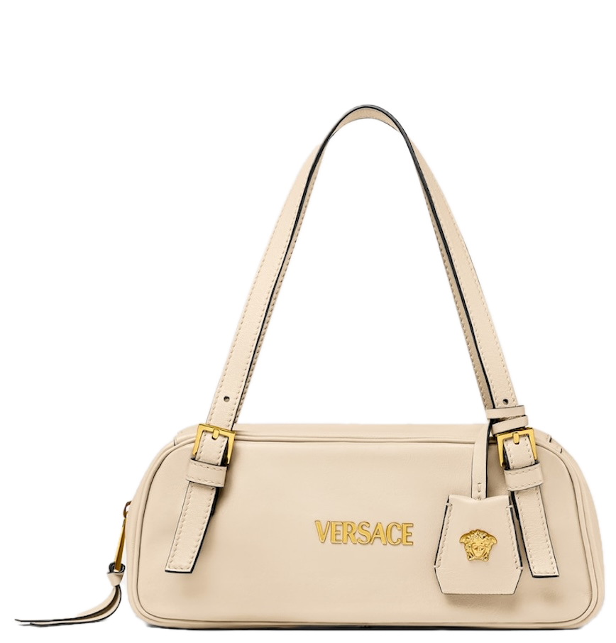  Túi Nữ Versace Tag Nappa Bowling Bag 'Beige' 