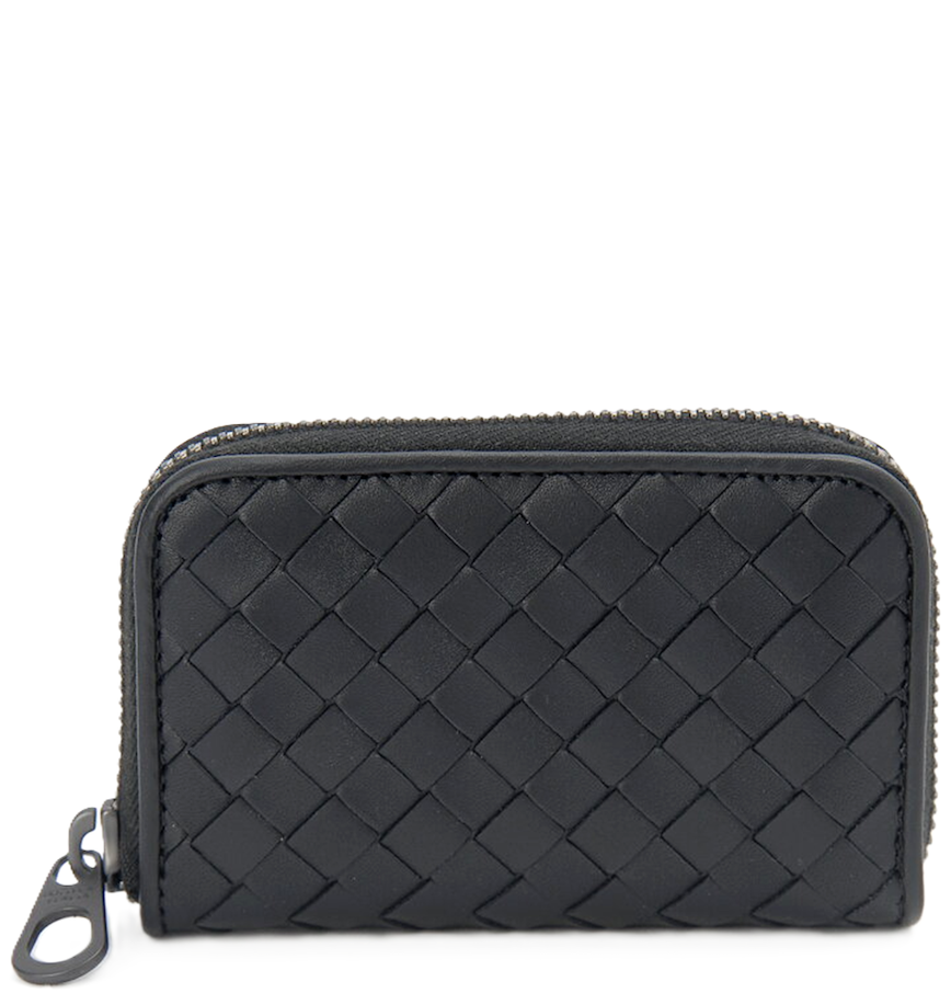  Ví Bottega Veneta Coin Case In Intrecciato 'Black' 