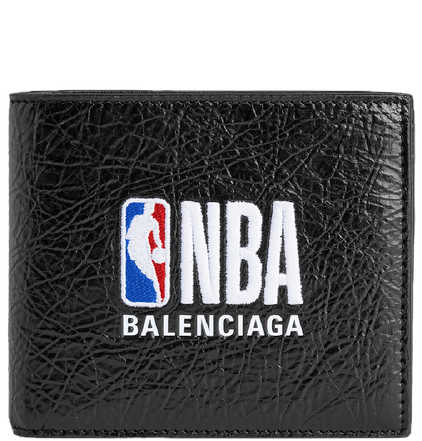 Ví Nam Balenciaga x NBA Cash Square Wallet 'Black' 