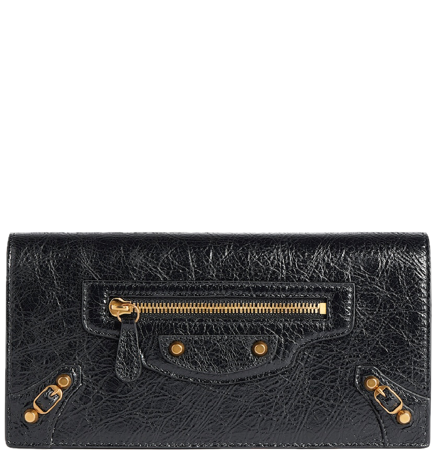 Ví Nữ Balenciaga Le City Money Long Wallet 'Black' 