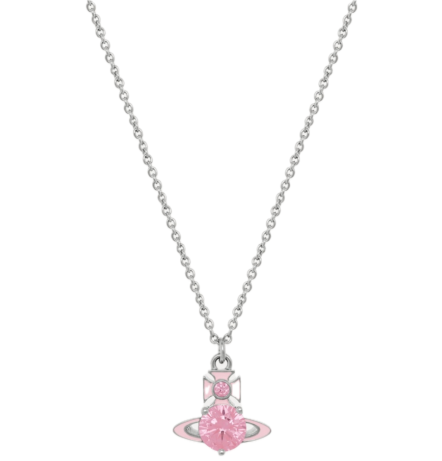  Vòng Cổ Nữ Vivienne Westwood Millie Pendant 'Pink' 