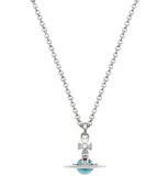  Vòng Cổ Nữ Vivienne Westwood New Petite Orb 'Blue' 