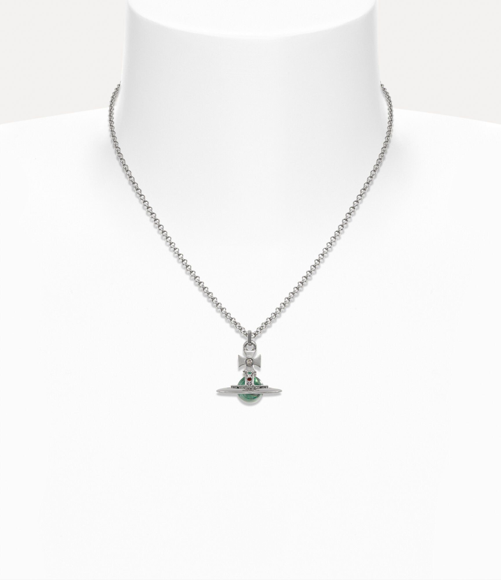  Vòng Cổ Nữ Vivienne Westwood Tiny Orb 'Green' 