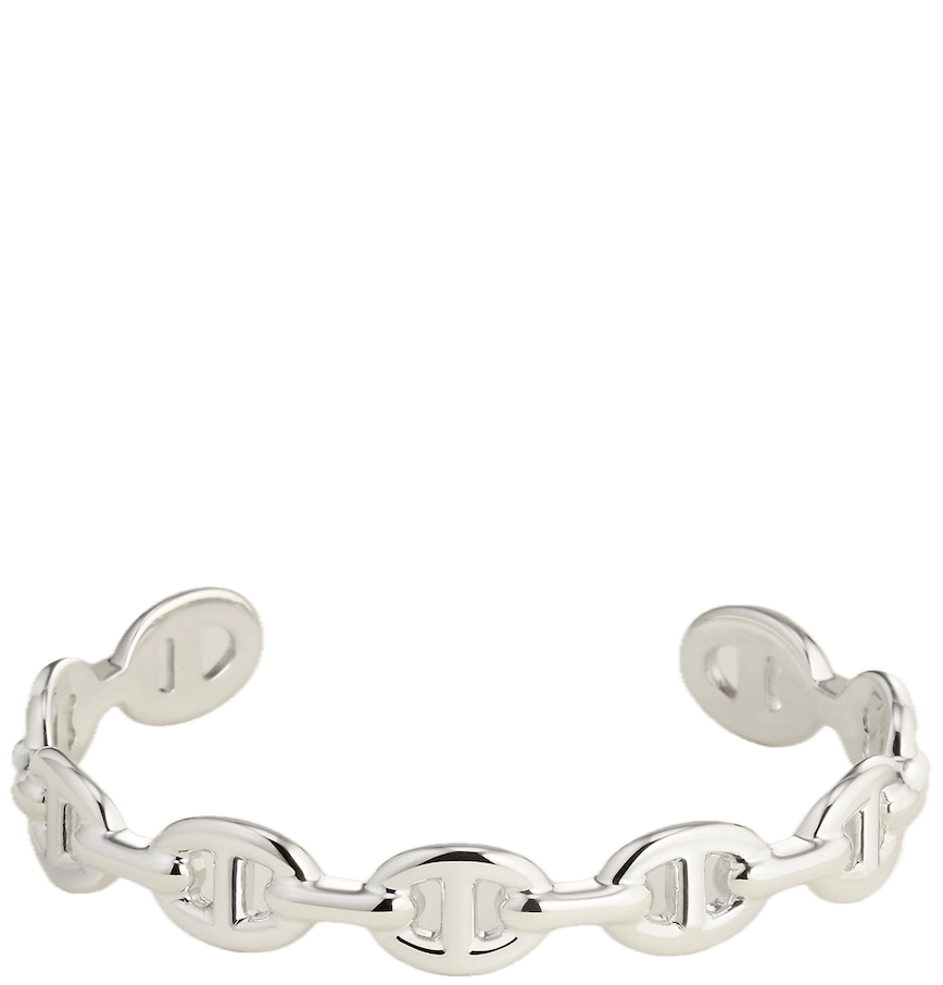  Vòng Tay Nữ Hermes Chaine D'ancre Enchainee 'Silver' 