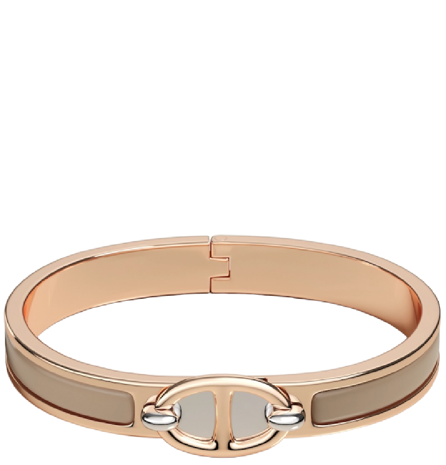  Vòng Tay Nữ Hermes Mini Clic Chaine d'Ancre 'Marron' 