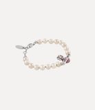  Vòng Tay Nữ Vivienne Westwood Kitty Pearl 'Rose' 