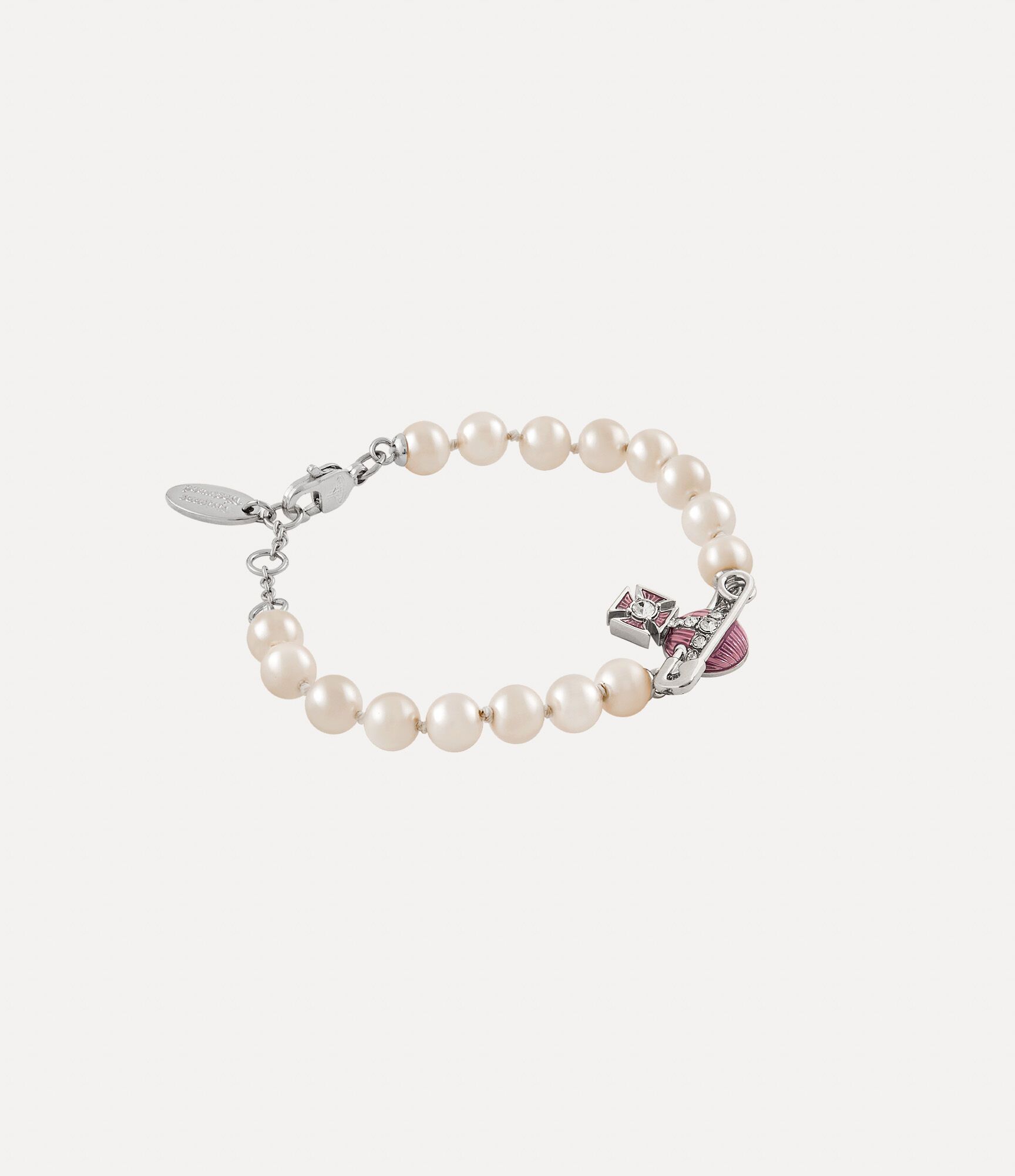  Vòng Tay Nữ Vivienne Westwood Kitty Pearl 'Rose' 