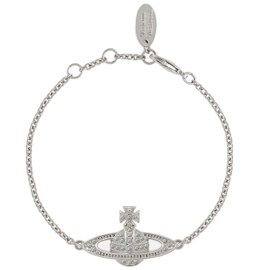  Vòng Tay Nữ Vivienne Westwood Mini Bas 'Silver' 