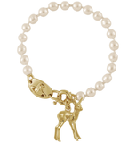  Vòng Tay Nữ Vivienne Westwood Monette Pearl 'Gold' 