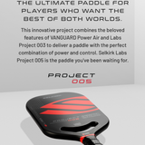  Vợt Pickleball Selkirk LABS Project 005 Invikta 16mm 'Black Red' 
