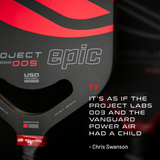  Vợt Pickleball Selkirk LABS Project 005 Invikta 16mm 'Black Red' 