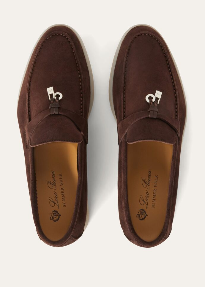  Giày Nữ Loro Piana Summer Charms Walk Loafer 'Chocolate' 