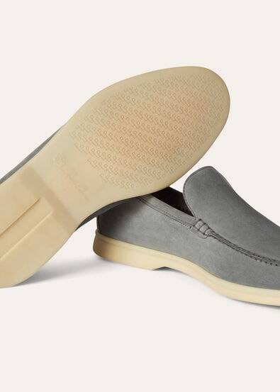  Giày Nam Loro Piana Summer Walk Loafer 'Grey' 