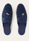  Giày Nữ Loro Piana Babouche Charms Walk Loafer 'Dark Blue' 