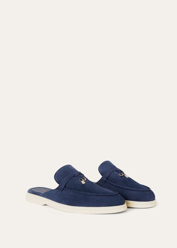  Giày Nữ Loro Piana Babouche Charms Walk Loafer 'Dark Blue' 