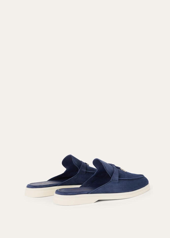  Giày Nữ Loro Piana Babouche Charms Walk Loafer 'Dark Blue' 