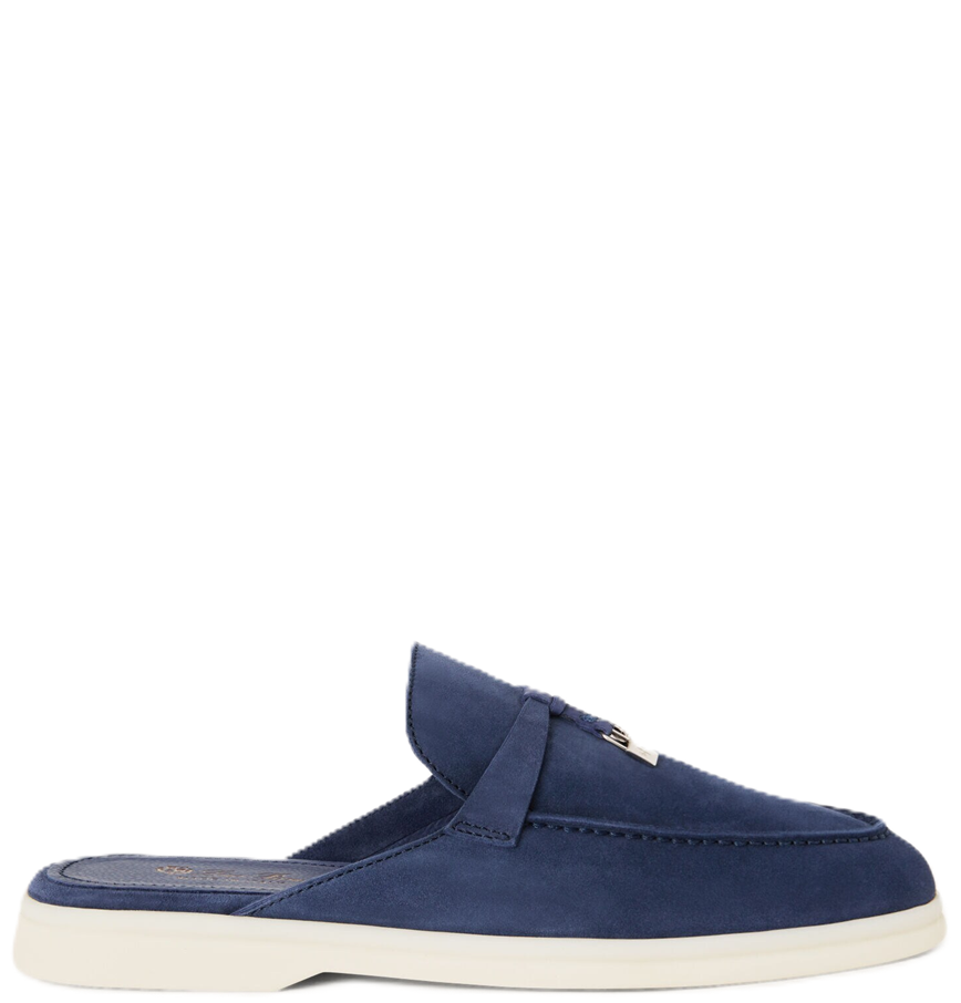 Giày Nữ Loro Piana Babouche Charms Walk Loafer 'Dark Blue' 