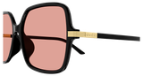  Kính Nữ Gucci Sunglasses 'Black' 
