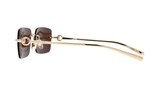  Kính Nam Gucci Endura Rectangular Sunglasses 'Gold' 
