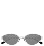  Kính Nữ Gucci Geometric Sunglasses 'Silver' 
