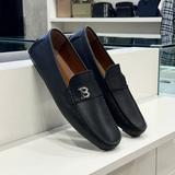  Giày Nam Bally Leather Loafers 'Black' 
