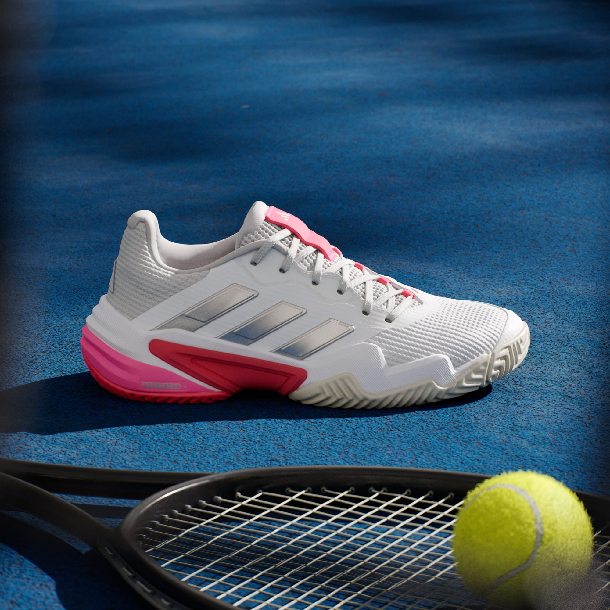  Giày Adidas Barricade 13 'Champagne Metallic Lucid Red' 