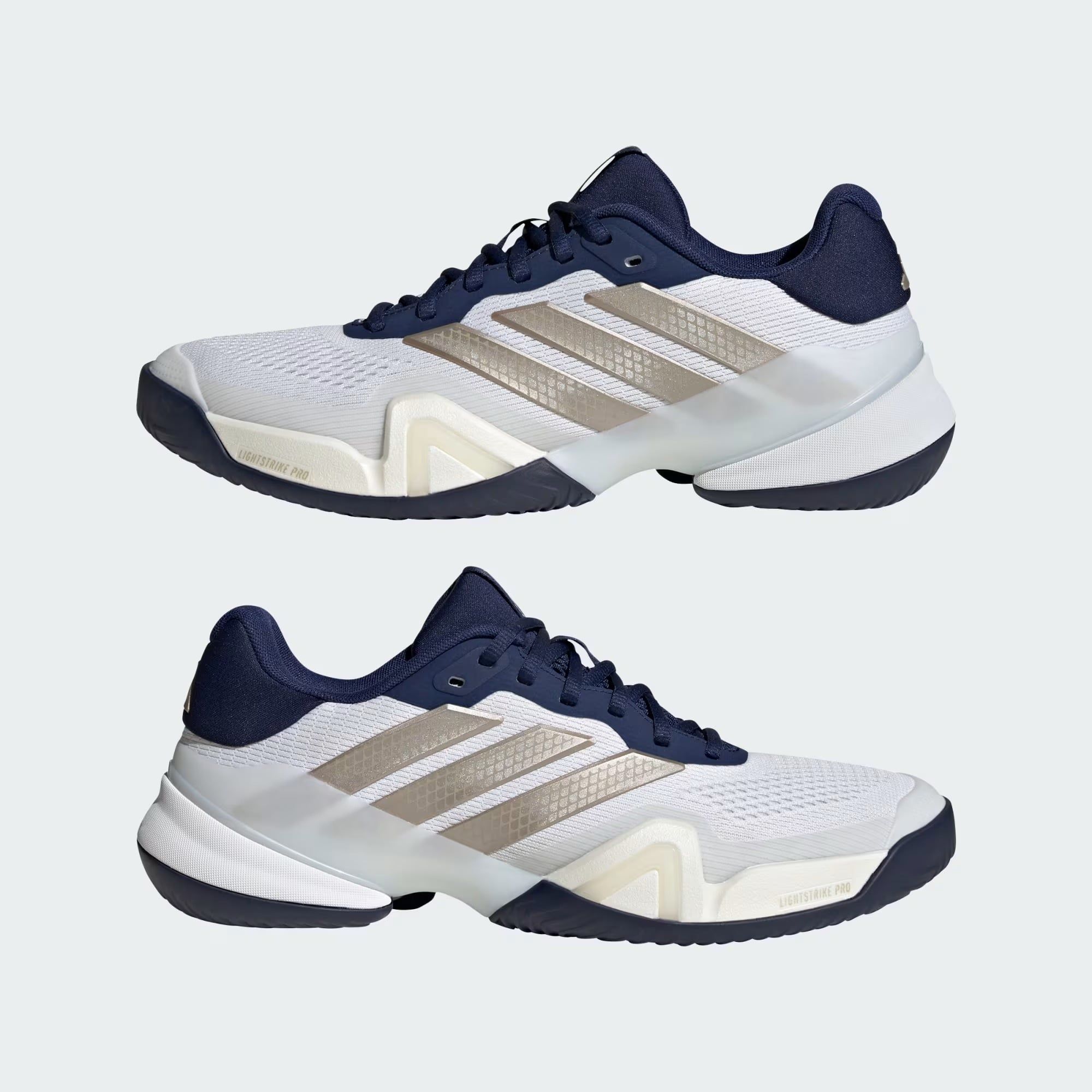  Giày Adidas Barricade 14 'Cloud White Cyber Metallic Dark Blue' 