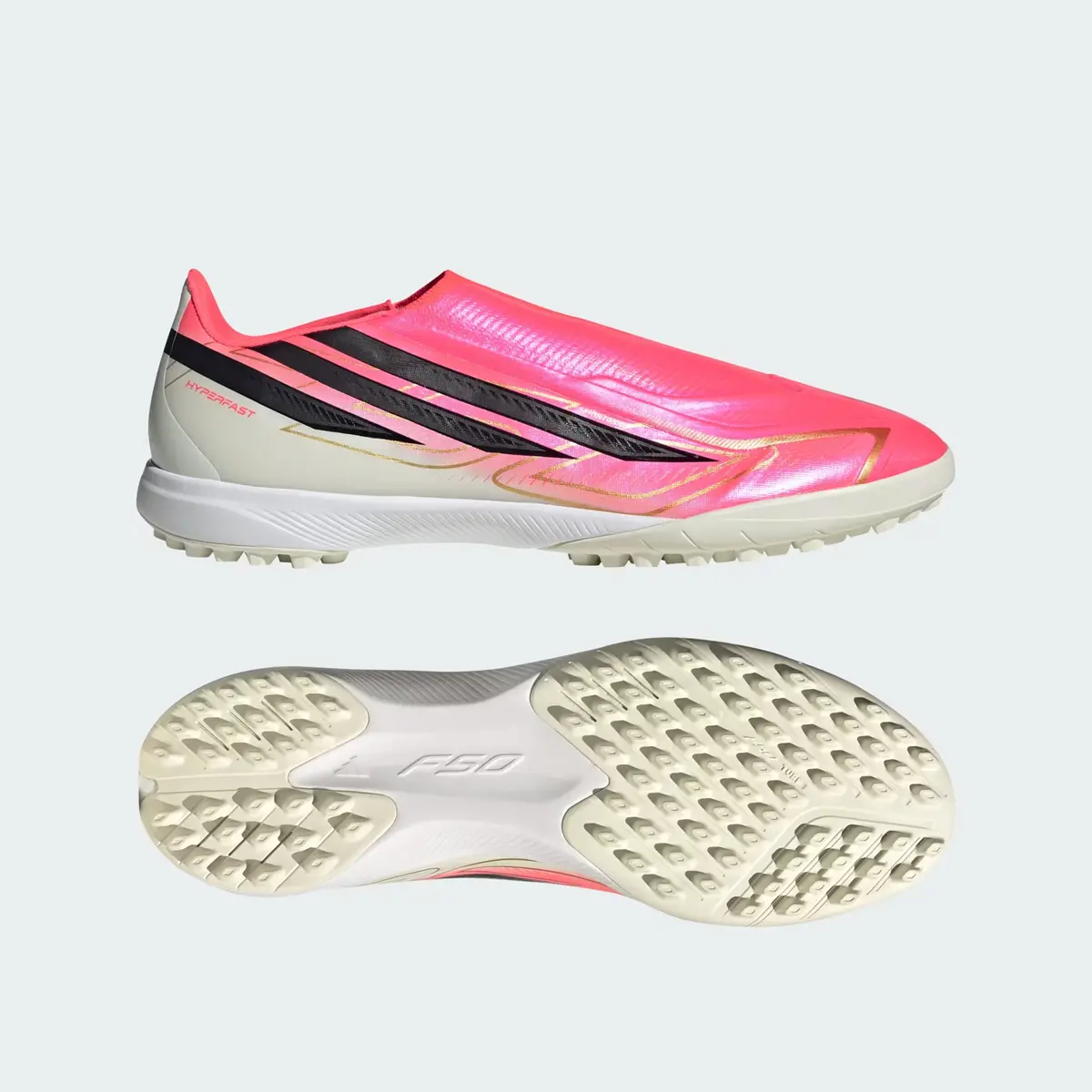  Giày Adidas F50 Hyperfast League Laceless Turf ‘Solar Turbo’ 