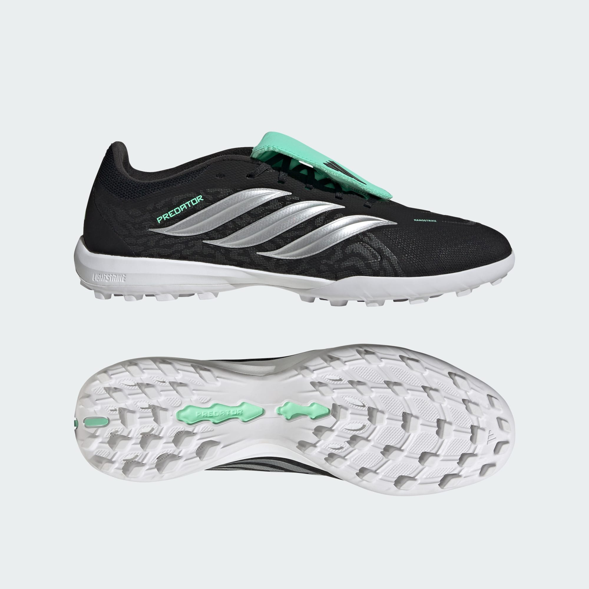  Giày Adidas Predator League Fold-Over Tongue Turf 'Core Black' 
