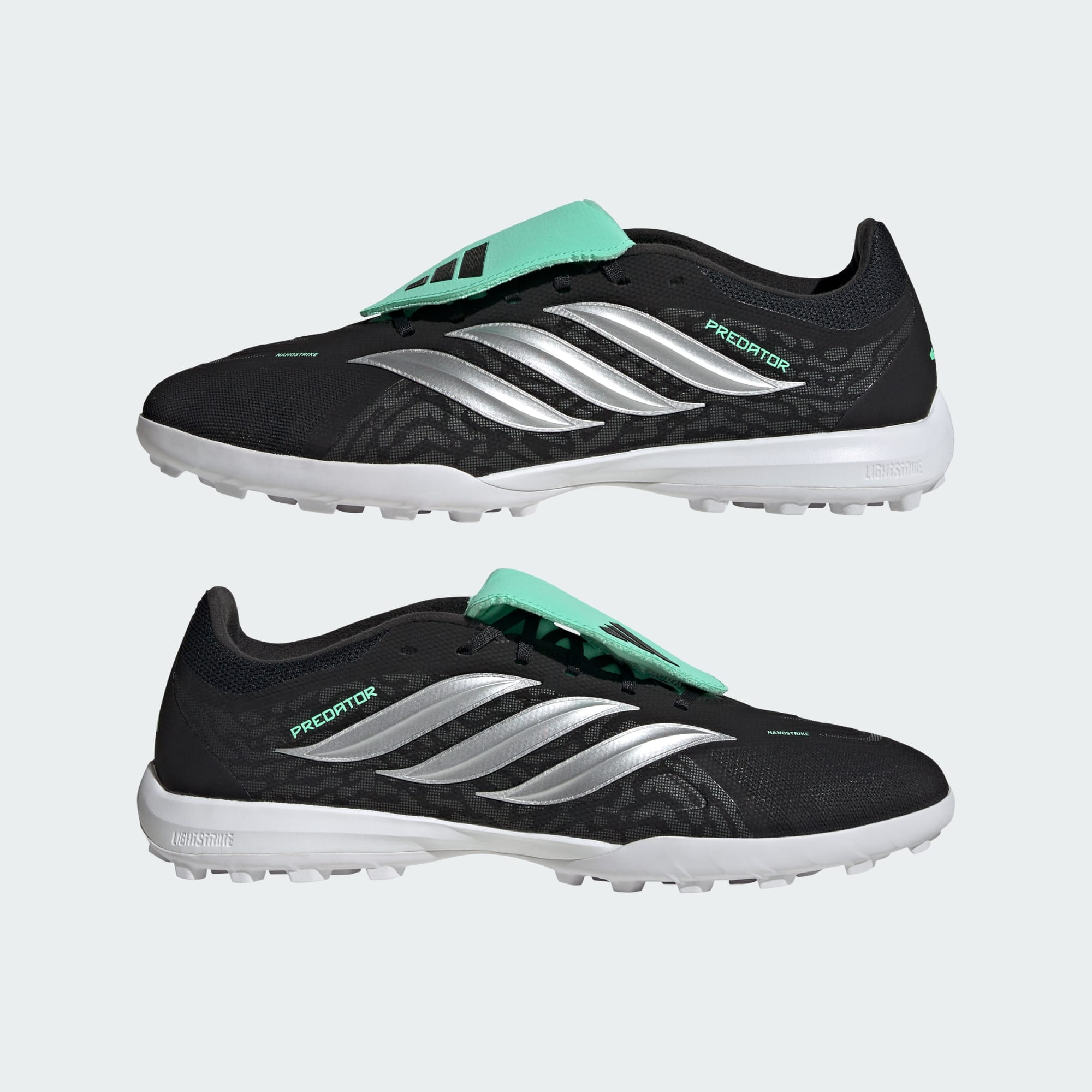  Giày Adidas Predator League Fold-Over Tongue Turf 'Core Black' 