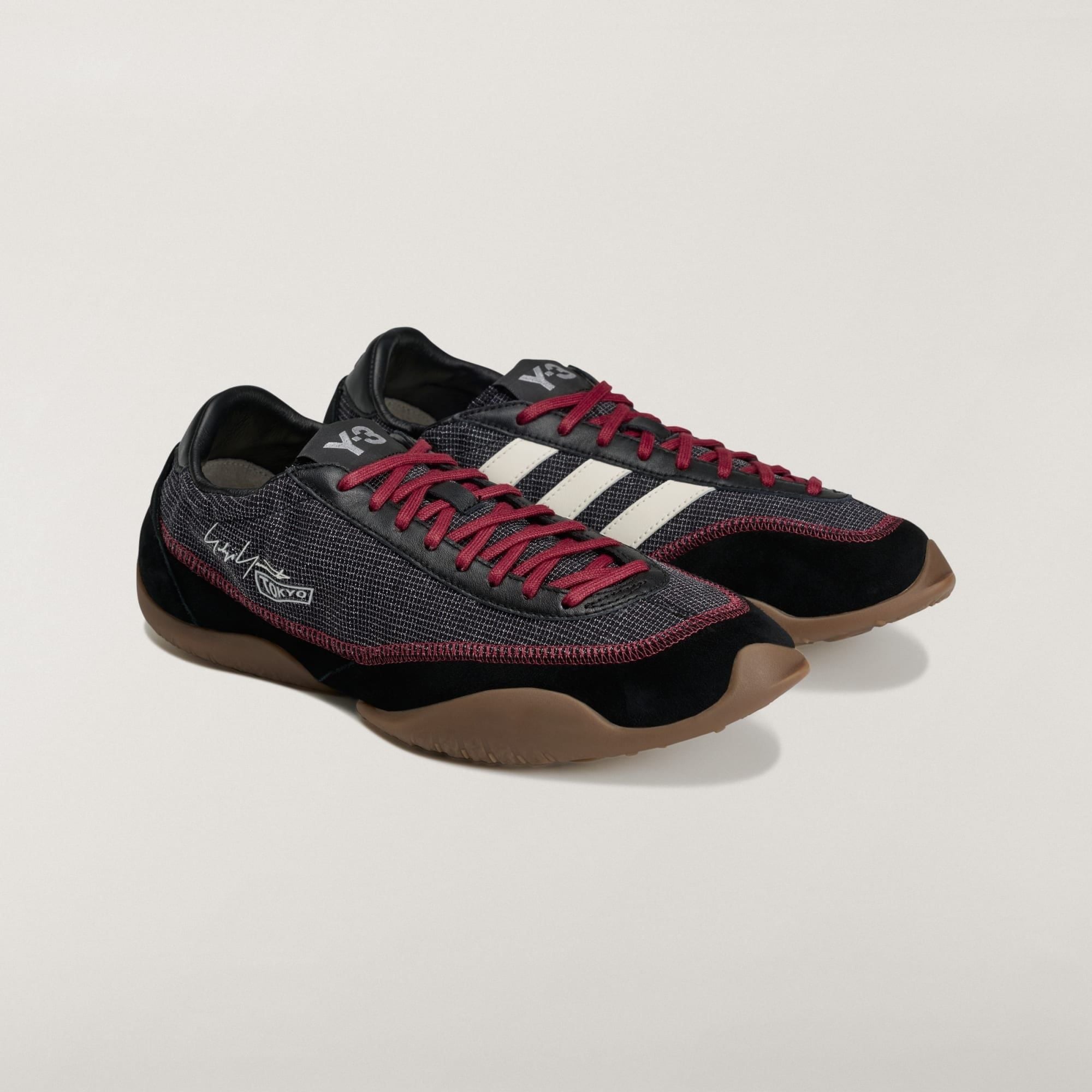  Giày Adidas Y-3 Tokyo Warped Shoes 'Black Active Maroon' 
