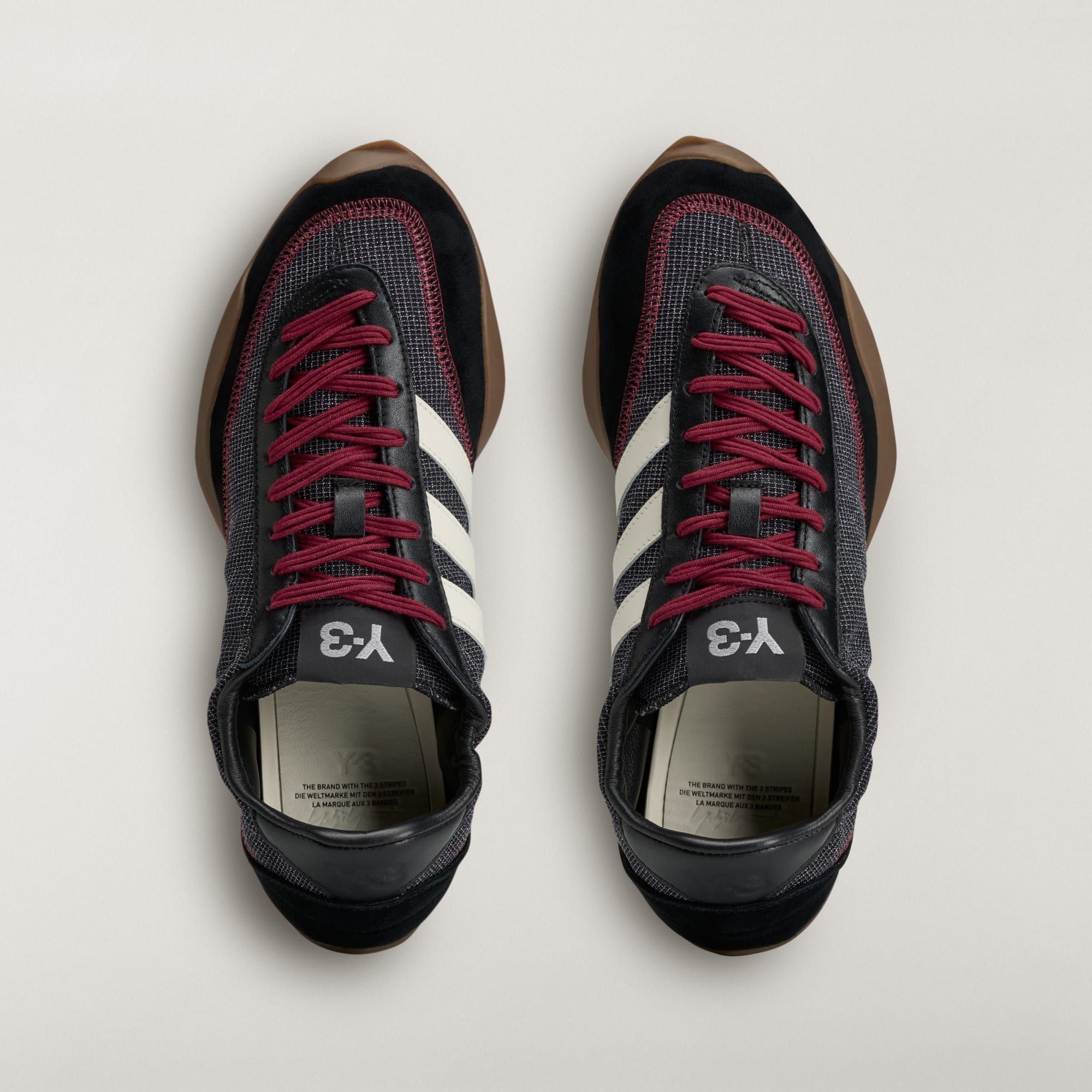  Giày Adidas Y-3 Tokyo Warped Shoes 'Black Active Maroon' 