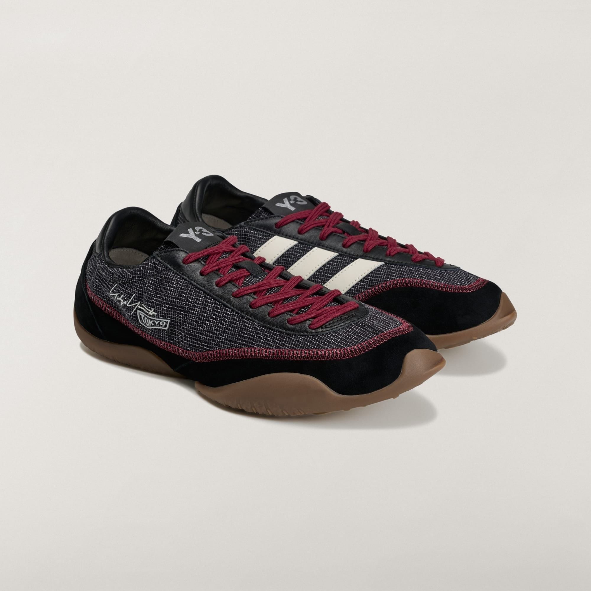  Giày Adidas Y-3 Tokyo Warped Shoes 'Black Active Maroon' 